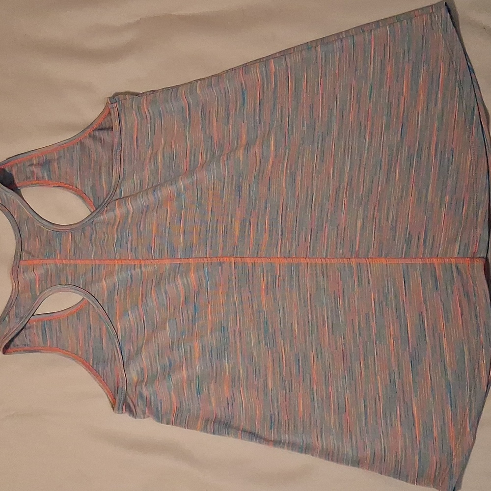 Multicolor Racerback Tank Top - Picture 3 of 3